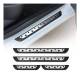 2013-2022 Chevrolet Trax Door Sill Scuff Plate Scratch Protector Stainless Steel Silver 4 Pcs