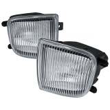 1999-2004 Nissan Pathfinder 2400K H3 Fog Lights Kit Chrome/Clear Lens