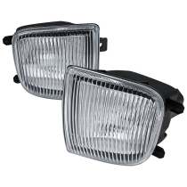 1999-2004 Nissan Pathfinder 2400K H3 Fog Lights Kit Chrome/Clear Lens