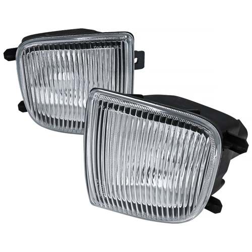 1999-2004 Nissan Pathfinder 2400K H3 Fog Lights Kit Chrome/Clear Lens