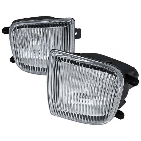 1999-2004 Nissan Pathfinder 2400K H3 Fog Lights Kit Chrome/Clear Lens