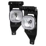 2005-2007 Ford F-250/F-350/Excursion H10 Fog Lights Chrome/Clear Lens