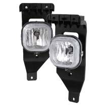 2005-2007 Ford F-250/F-350/Excursion H10 Fog Lights Chrome/Clear Lens
