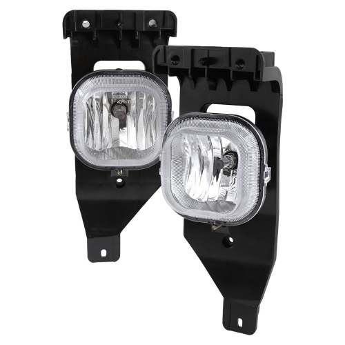 2005-2007 Ford F-250/F-350/Excursion H10 Fog Lights Chrome/Clear Lens