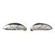 2015-2021 VW Golf Mk7 Side Mirror Cover Caps Stainless Steel Silver 2 Pcs