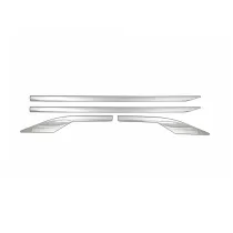 2018-2022 Toyota C-HR Side Door Molding Trim Skirt Garnish Stainless Steel Silver 4Pcs