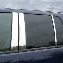 2002-2010 Ford Explorer Stainless Steel Pillar Trim 6 Pcs