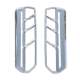 2015-2025 Ford Transit 150 Rear Brake Stop Light Frame Trim Silver 2 Pcs