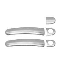2012-2019 VW Beetle Car Door Handle Cover Protector Stainless Steel Chrome 2 Key Hole