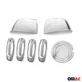 2015-2022 RAM ProMaster City Fuel Cap Cover & Mirror Cover Caps Set Stainless Steel