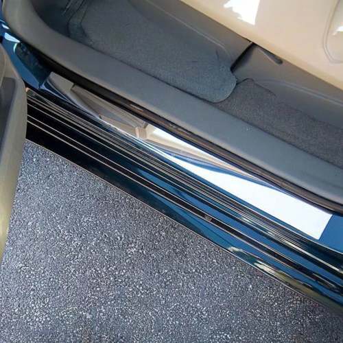 1999-2002 Chevrolet Silverado Stainless Door Sill Trim 2Pc