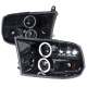 2009-2018 Dodge RAM 1500 / RAM 2500 3500 Dual Halo Headlights Smoke