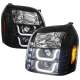 2007-2014 GMC Yukon/Yukon XL 1500/2500 LED U-Bar Projector Headlights Black
