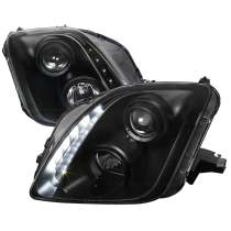 1997-2001 Honda Prelude Projector Headlights SMD LED Light Strip Matt Black
