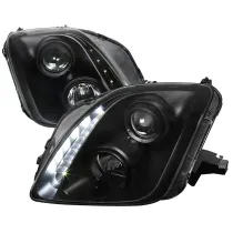 1997-2001 Honda Prelude Projector Headlights SMD LED Light Strip Matt Black