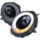 2007-2015 Mini Cooper R55 R56 R57 R58 R59 Headlights LED Signal Lights Black