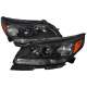 2013-2016 Chevy Malibu Projector Headlights Matte Black Housing/Clear Lens
