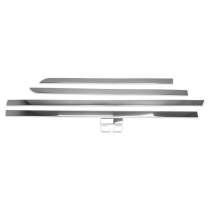 2016-2024 Mercedes Metris Short WB Side Door Molding Trim Skirt Garnish Stainless Steel