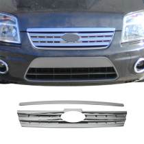 2010-2013 Ford Transit Connect Front Bumper Grill Trim Molding Stainless Steel 2Pcs
