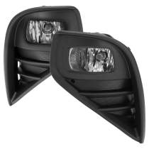 2020-2021 Toyota Highlander Fog Bumper Lights Chrome Housing/Clear Lens