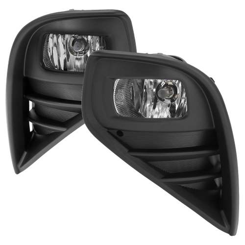 2020-2021 Toyota Highlander Fog Bumper Lights Chrome Housing/Clear Lens