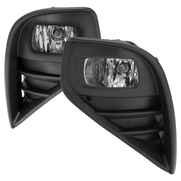2020-2021 Toyota Highlander Fog Bumper Lights Chrome Housing/Clear Lens