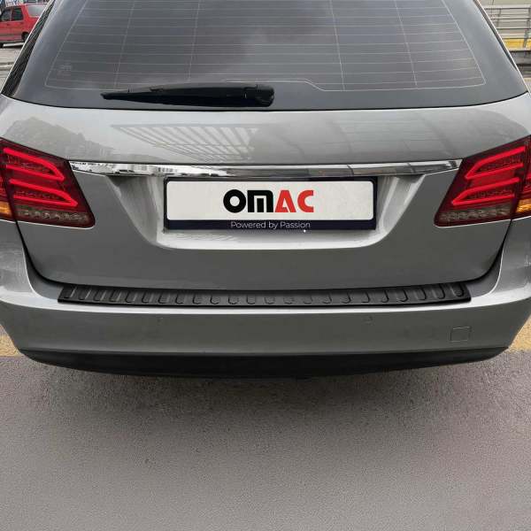 2011-2013 Mercedes E Class S212 Wagon Rear Bumper Guard Stainless Steel Dark Brushed