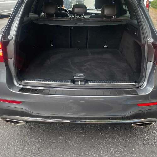 2016-2022 Mercedes GLC Class X253 Rear Bumper Sill Cover Guard Stainless Steel Dark