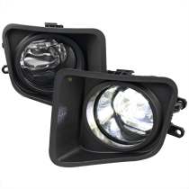 2014-2018 Toyota Tundra SMD LED Projector Fog Lights Kit Chrome/Clear Lens