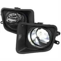 2014-2018 Toyota Tundra SMD LED Projector Fog Lights Kit Chrome/Clear Lens