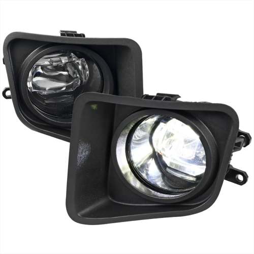 2014-2018 Toyota Tundra SMD LED Projector Fog Lights Kit Chrome/Clear Lens
