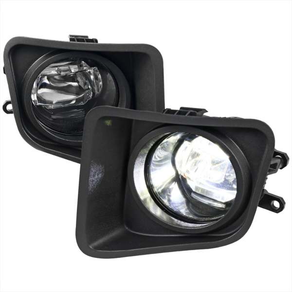 2014-2018 Toyota Tundra SMD LED Projector Fog Lights Kit Chrome/Clear Lens