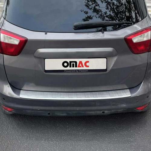 2013-2017 Ford C-Max Rear Bumper Guard Stainless Steel Brushed