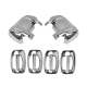 2014-2025 RAM ProMaster Mirror Cover Caps & Door Handle Chrome Set 10x