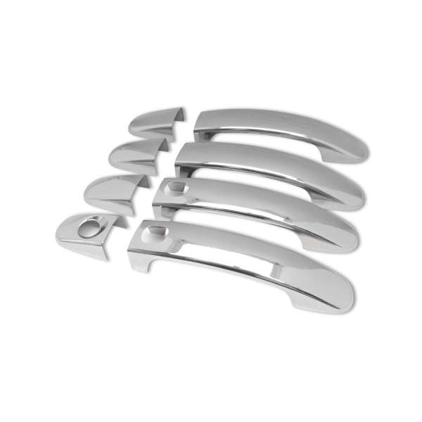 2019-2023 Ford Ranger Car Door Handle Cover Protector Keyless Stainless Steel Chrome 8Pcs