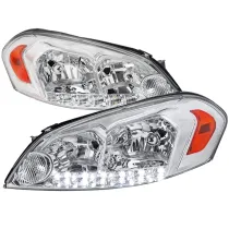 2006-2013 Chevy Impala / Impala Limited / Monte Carlo Headlights LED Chrome