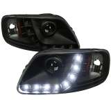 1997-2004 Ford F-20150 / 1997-2002 Expedition Projector Headlights LED Light Smoke