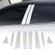 2018-2023 Hyundai Kona Window B Pillar Posts Door Trim Cover Stainless Steel Silver 8x