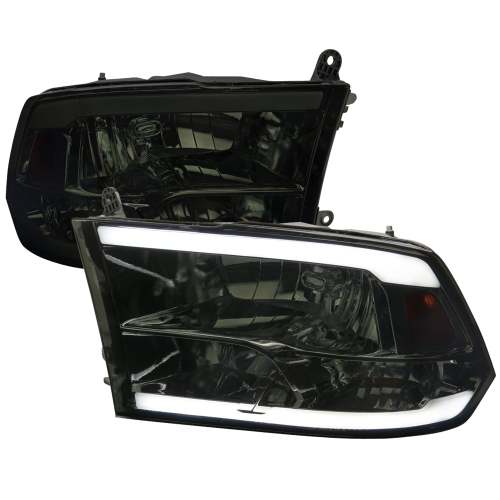 2009-2018 Dodge RAM 1500/ RAM 2500/3500 LED Bar Factory Headlights Chrome