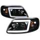 1997-2004 Ford F-20150 / 1997-2002 Expedition LED CBar Projector Headlights Black
