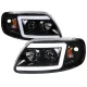1997-2004 Ford F-20150 / 1997-2002 Expedition LED CBar Projector Headlights Black