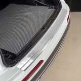 2017-2024 Audi Q7 4M Rear Bumper Guard Stainless Steel Brushed