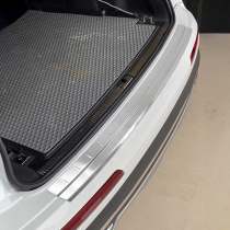 2017-2024 Audi Q7 4M Rear Bumper Guard Stainless Steel Brushed