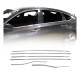 2018-2022 Honda Accord Window Molding Trim Streamer Silver 6Pcs Stainless Steel
