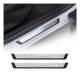 Kia Sedona Door Sill Scuff Plate Scratch Protector Sport Stainless Steel Silver 2 Pcs