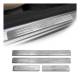 2001-2007 Ford Escape Door Sill Scuff Plate Scratch Protector Exclusive Stainless Steel Silver 4Pcs