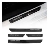 Suzuki Door Sill Scuff Plate Scratch Protector Carbon Fiber Edition 4 Pcs