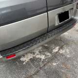 2015-2025 Ford Transit Rear Bumper Sill Cover Protector Aluminium Black