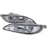 2002-2008 Toyota Solara/Camry/Corolla 9006 Fog Lights Kit Chrome/Clear Lens