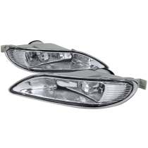 2002-2008 Toyota Solara/Camry/Corolla 9006 Fog Lights Kit Chrome/Clear Lens